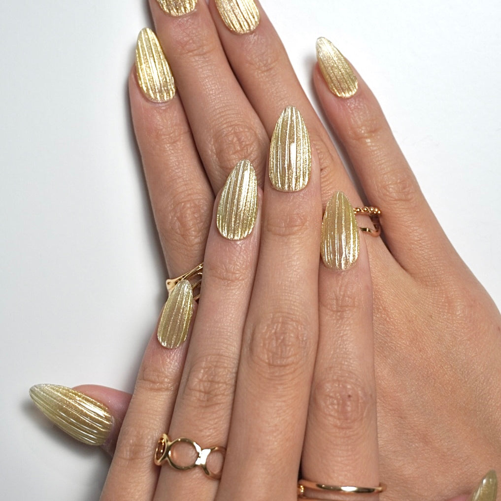Butter Fluted Glass