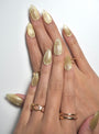 Butter Fluted Glass