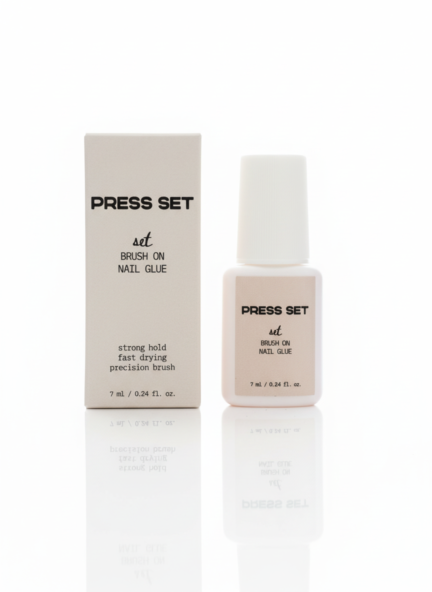 Set - Brush On Nail Glue